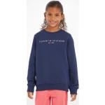 Reduzierte Blaue Bestickte Tommy Hilfiger Essentials Kindersweatshirts 