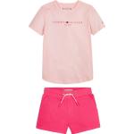 Reduzierte Rosa Sportliche Tommy Hilfiger Essentials Kindersweatshirts aus Baumwollmischung 