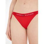 Reduzierte Rote Unifarbene Tommy Hilfiger TH Bikinihosen & Bikinislips aus Polyamid für Damen Größe XL 