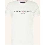 Weiße Tommy Hilfiger T-Shirts aus Baumwolle für Herren Größe XXL 