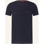 Dunkelblaue Tommy Hilfiger T-Shirts aus Baumwolle für Herren Übergrößen 