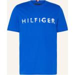Reduzierte Blaue Tommy Hilfiger T-Shirts aus Baumwolle für Herren Größe XL 
