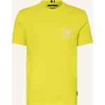 Reduzierte Gelbe Tommy Hilfiger T-Shirts aus Baumwolle für Herren Übergrößen 