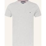 Graue Tommy Hilfiger T-Shirts aus Baumwolle für Herren Größe 3 XL 