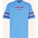 Blaue Tommy Hilfiger T-Shirts aus Baumwolle für Herren Größe XL 