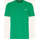 Grüne Tommy Hilfiger T-Shirts aus Baumwolle für Herren Übergrößen 