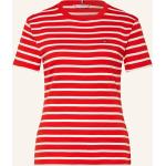 Rote Tommy Hilfiger T-Shirts aus Baumwolle für Damen Größe S 