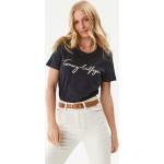 Reduzierte Dunkelblaue Tommy Hilfiger T-Shirts für Damen Größe XL 