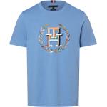 Blaue Unifarbene Tommy Hilfiger Rundhals-Ausschnitt T-Shirts für Herren Größe XXL 