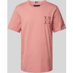 Hellrote Tommy Hilfiger T-Shirts aus Baumwolle für Herren Größe XL 
