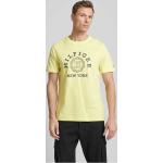 Gelbe Tommy Hilfiger T-Shirts aus Baumwolle für Herren Größe L 