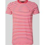Rote Unifarbene Tommy Hilfiger T-Shirts aus Baumwolle für Herren Größe M 