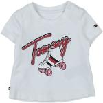Reduzierte Weiße Kurzärmelige Tommy Hilfiger Printed Shirts für Kinder & Druck-Shirts für Kinder aus Jersey trocknergeeignet 