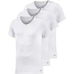 Weiße Kurzärmelige Tommy Hilfiger Essentials T-Shirts für Herren Größe M 3-teilig 