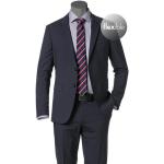 Reduzierte Dunkelblaue Gestreifte Elegante Tommy Hilfiger Tailored Businesskleidung mit Knopf für Herren Größe XL 