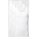 Weiße Tommy Hilfiger Herrenträgerhemden & Herrenachselhemden aus Baumwollmischung Größe L 3-teilig für den für den Sommer 