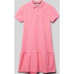 Pinke Tommy Hilfiger Essentials Kinderkleider aus Baumwollmischung für Mädchen Größe 152 