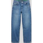 Blaue Tommy Hilfiger 5-Pocket Jeans für Kinder aus Baumwolle Größe 152 