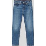 Blaue Tommy Hilfiger Slim Jeans für Kinder aus Baumwolle für Jungen Größe 140 