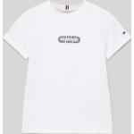 Weiße Tommy Hilfiger Kinder T-Shirts aus Baumwolle für Jungen Größe 140 