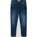 Reduzierte Blaue Tommy Hilfiger 5-Pocket Jeans für Kinder aus Baumwollmischung für Mädchen Größe 152 