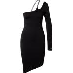 Schwarze Unifarbene Elegante Tommy Hilfiger Logo Mini Bandage-Kleider & Bodycon-Kleider für Damen Größe XS 