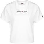 Weiße Tommy Hilfiger T-Shirts für Damen Größe XL 