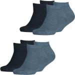 Blaue Tommy Hilfiger Basic Sneakersocken & Füßlinge für Kinder aus Polyamid Größe 23 4-teilig 