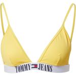 Gelbe Tommy Hilfiger TOMMY JEANS Bikini-Tops für Kinder aus Denim 