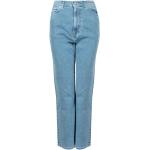 Reduzierte Blaue Bestickte Tommy Hilfiger TOMMY JEANS Slim Fit Jeans mit Reißverschluss aus Baumwolle enganliegend für Damen 