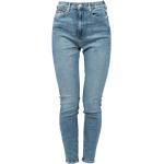 Reduzierte Blaue Elegante Tommy Hilfiger TOMMY JEANS Skinny Jeans mit Reißverschluss aus Baumwolle für Damen 