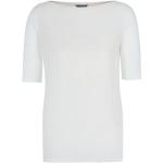 Reduzierte Cremefarbene Kurzärmelige Tommy Hilfiger T-Shirts für Damen Größe S 