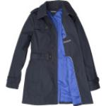Blaue Tommy Hilfiger Trenchcoats mit Knopf aus Polyester für Damen Größe XXL für den für den Herbst 