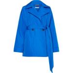 Blaue Tommy Hilfiger Maxi Trenchcoats lang mit Hundemotiv gepolstert für Damen Größe XS für den für den Herbst 