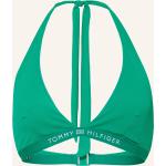 Grüne Tommy Hilfiger Triangel-Tops aus Polyamid ohne Bügel für Damen Größe M 