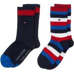 Tommy Hilfiger Jungen Basic Stripe Socken, Midnight Blue, 35-38 EU