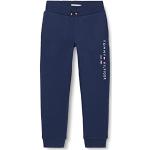 Tommy Hilfiger Kinder Unisex Jogginghose Essential Sweatpants Bio-Baumwolle, Blau (Twilight Navy), 152