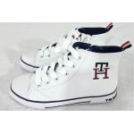 Weiße Tommy Hilfiger High Top Sneaker & Sneaker Boots aus Textil für Kinder 