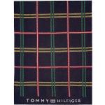 Dunkelblaue Karo Tommy Hilfiger Decken aus Textil 130x170 