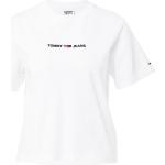 Weiße Tommy Hilfiger T-Shirts für Damen sofort günstig kaufen