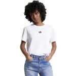 Reduzierte Tommy Hilfiger TOMMY JEANS T-Shirts aus Baumwollmischung für Damen Größe XS 