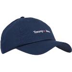 Marineblaue Tommy Hilfiger TOMMY JEANS Bio Snapback-Caps mit Knopf für Damen Einheitsgröße für den für den Sommer 