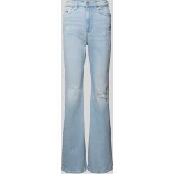Tommy Jeans Flared Cut Jeans im Destroyed Look Modell 'SYLVIA' (27/30 Hellblau)