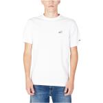 Reduzierte Weiße Tommy Hilfiger TOMMY JEANS T-Shirts aus Denim für Herren Größe L für den für den Herbst 