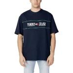 Dunkelblaue Skater Tommy Hilfiger TOMMY JEANS T-Shirts aus Denim für Herren Größe M 