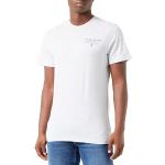 Silbergraue Kurzärmelige Tommy Hilfiger TOMMY JEANS T-Shirts aus Denim für Herren Größe 4 XL Große Größen 