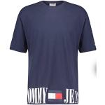 Marineblaue Skater Tommy Hilfiger TOMMY JEANS T-Shirts aus Denim für Herren Größe XL 