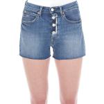 Blaue Jeans Hotpants aus Denim für Damen Größe XXL für den für den Sommer 