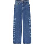 Reduzierte Blaue Bestickte Tommy Hilfiger TOMMY JEANS Jeans mit Stickerei aus Denim für Damen 