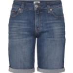 Dunkelblaue Tommy Hilfiger TOMMY JEANS Jeans-Bermudas aus Denim für Damen Größe XXL - versandkostenfrei 